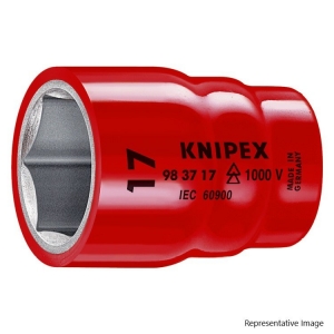 Knipex 98 37 10 Socket insulated 6 Point 3/8 inch Drive 10mm